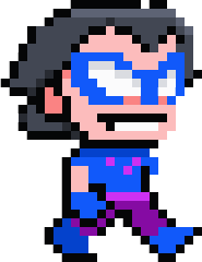 Robin walking