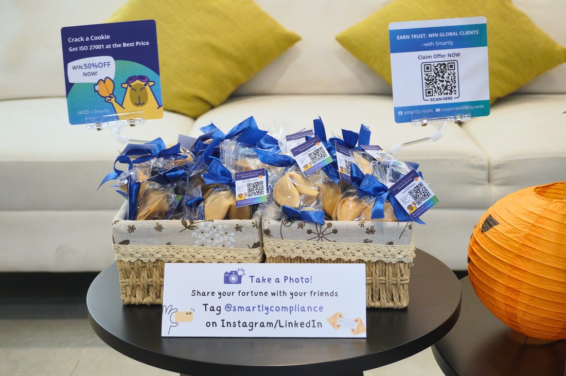 Handing out fortune cookies at the cirCO event