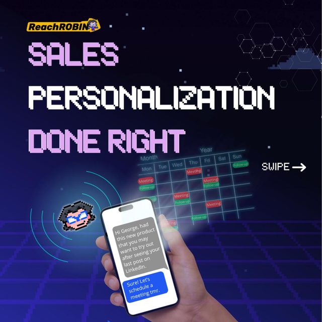 Sales Personalization Done Right, slide 1 of 8