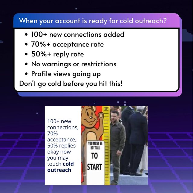 Warm Up Account for Outreach, slide 7 of 9