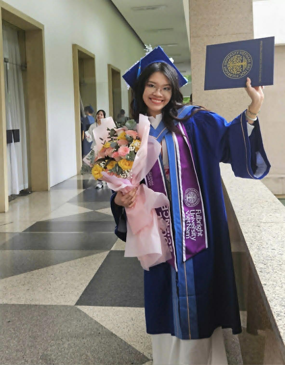 Anne at her Fulbright University Vietnam graduation